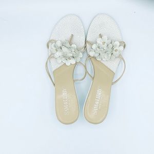 Sam & Libby sandals white 39 made in  Italy